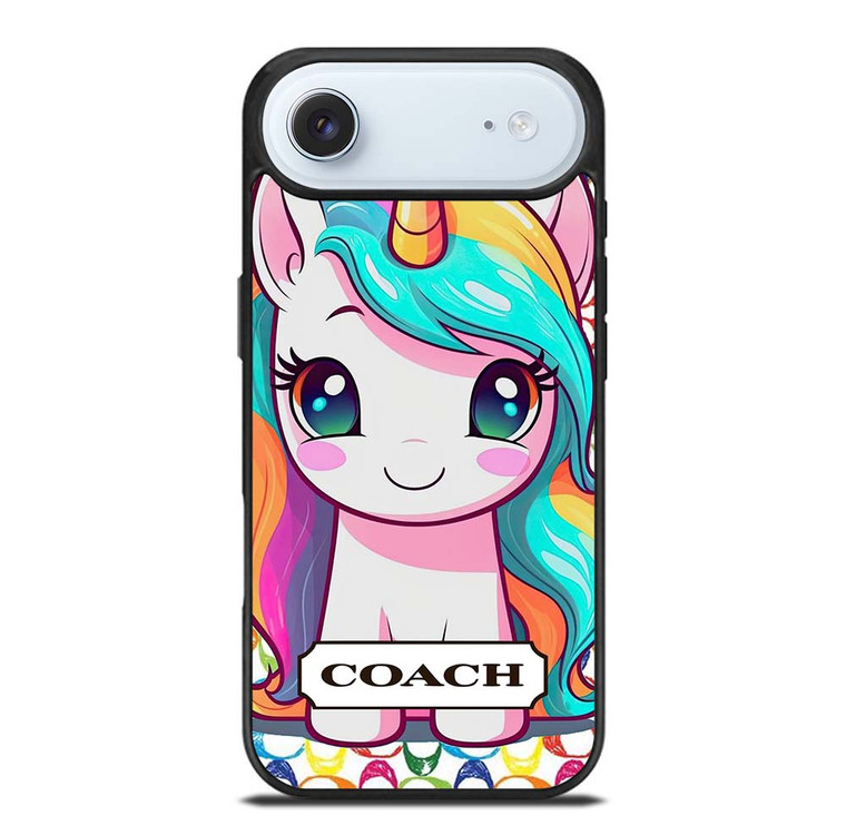 COACH NEW YORK LOGO PRETTY UNICORN iPhone Air Case Cover