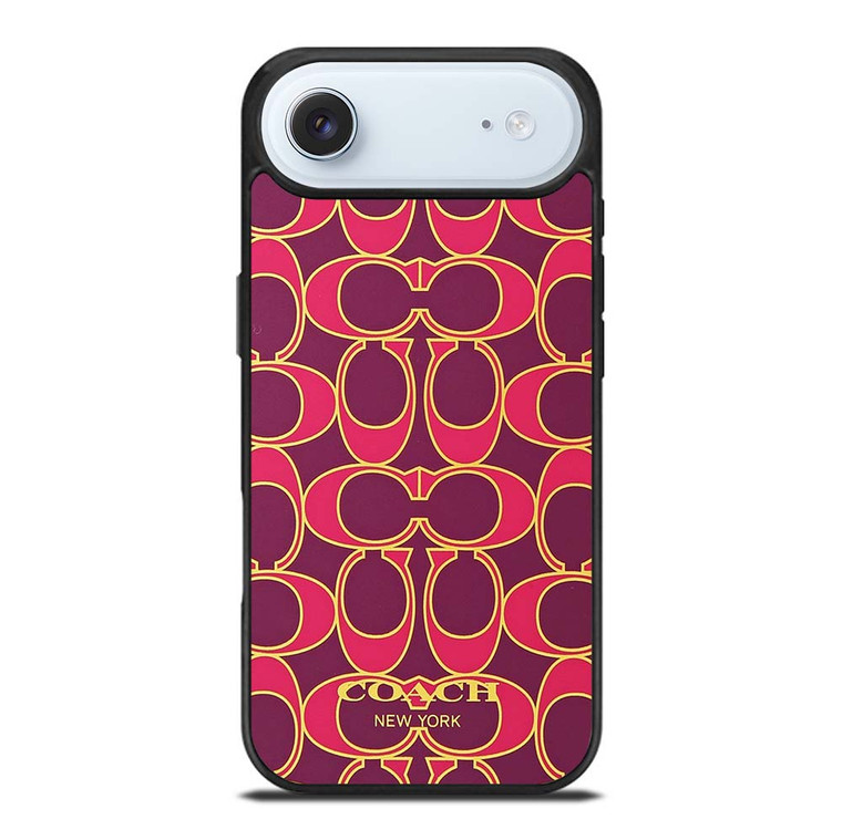 COACH NEW YORK PINK GOLD iPhone Air Case Cover