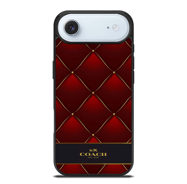 COACH NEW YORK RED GOLD iPhone Air Case Cover