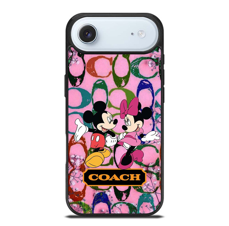 COACH PINK FLOWER MICKEY MINNIE iPhone Air Case Cover