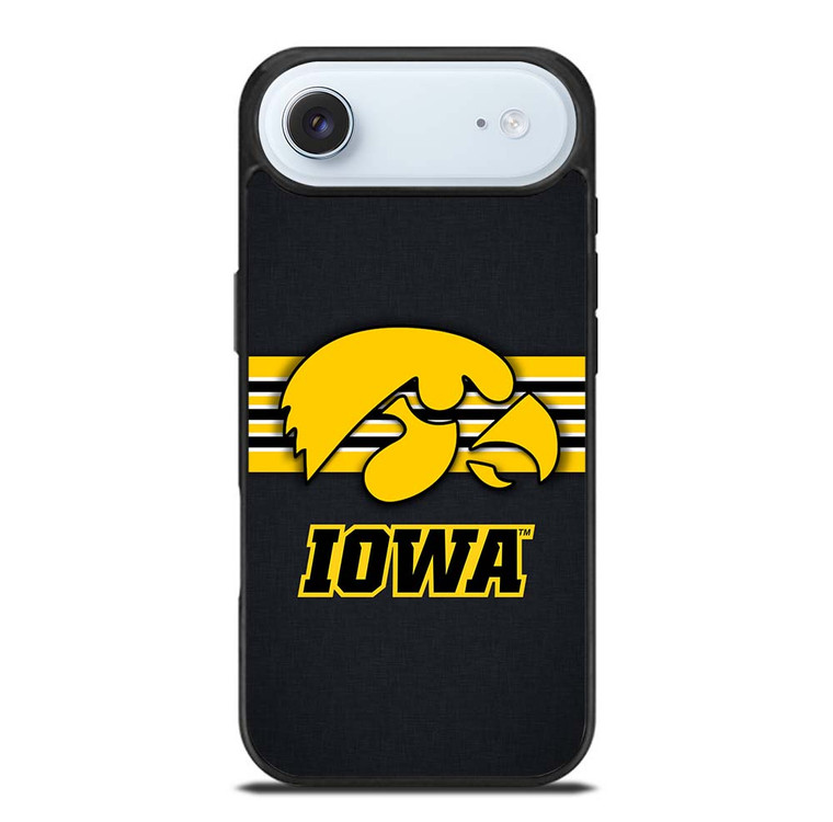 IOWA HAWKEYES STRIPE LOGO iPhone Air Case Cover