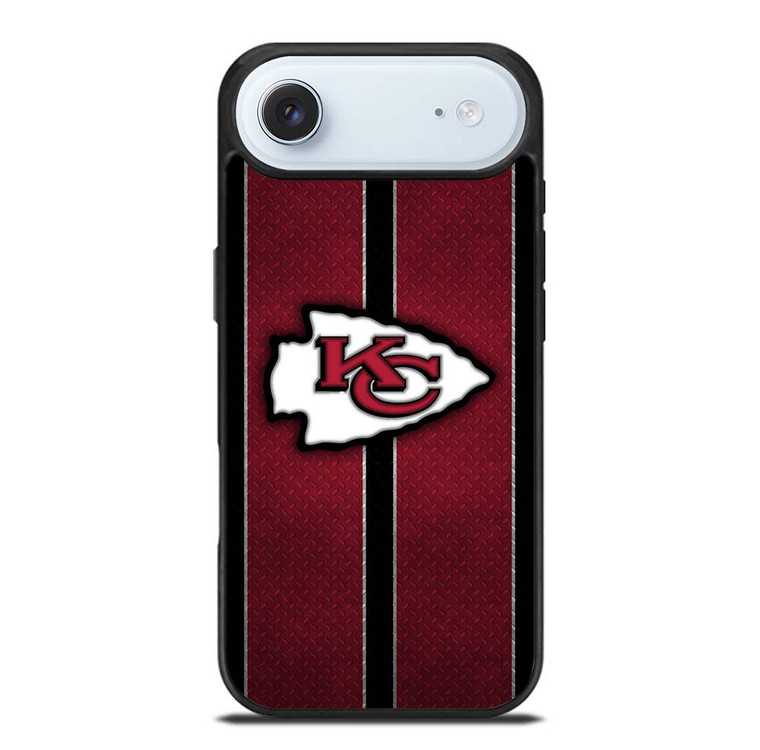KANSAS CITY CHIEFS NFL METAL STRIPE iPhone Air Case Cover