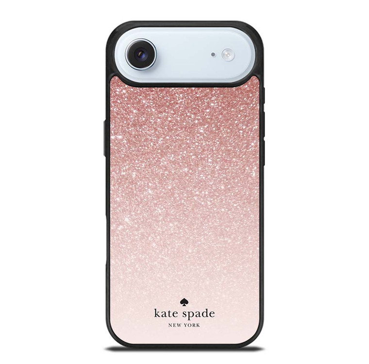 KATE SPADE NEW YORK ROSE WHITE GLITTER iPhone Air Case Cover
