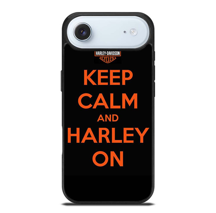 KEEP CALM AND HARLEY ON iPhone Air Case Cover