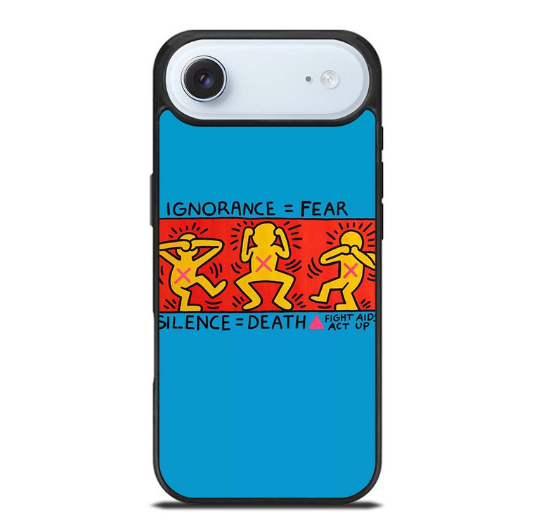 KEITH HARING SILENCE DEATH iPhone Air Case Cover