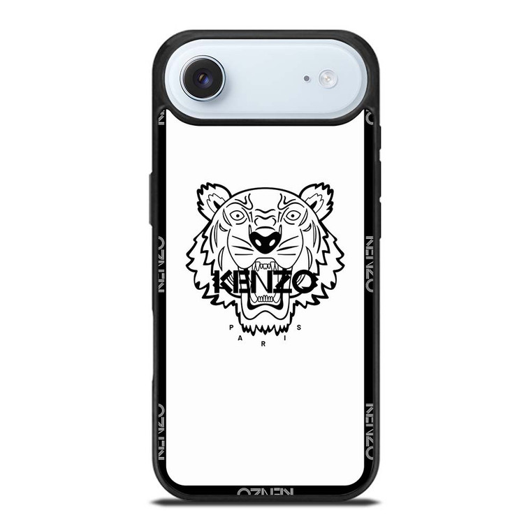 KENZO PARIS BORDERED LOGO WHITE iPhone Air Case Cover