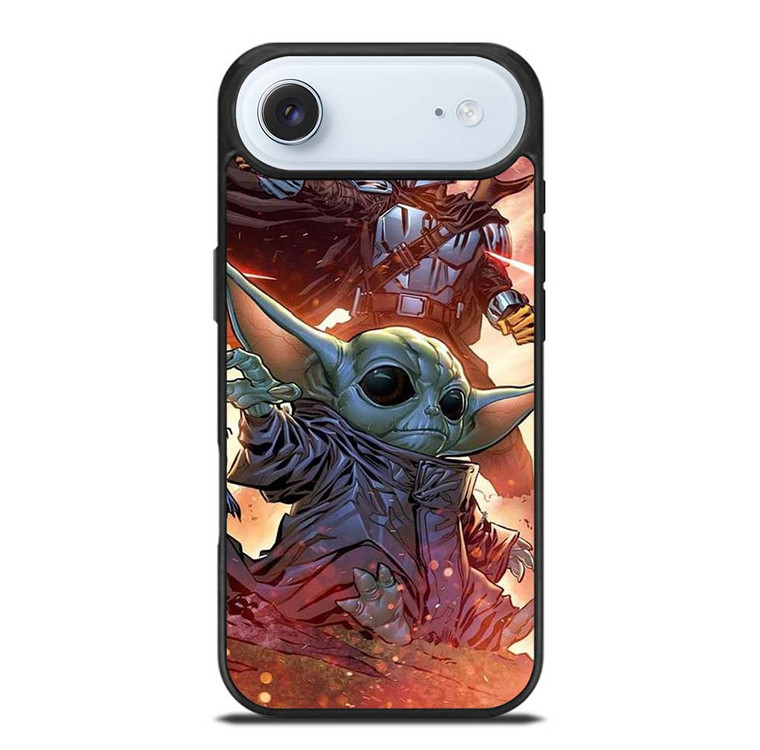 MANDALORIAN AND BABY YODA STAR WARS iPhone Air Case Cover