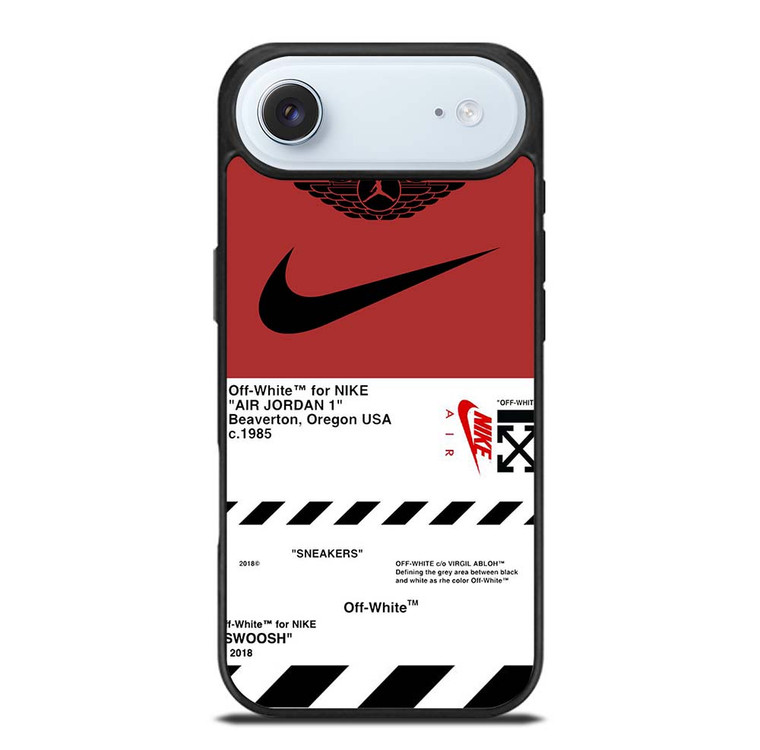 NIKE AIR JORDAN OFF WHITE LOGO iPhone Air Case Cover
