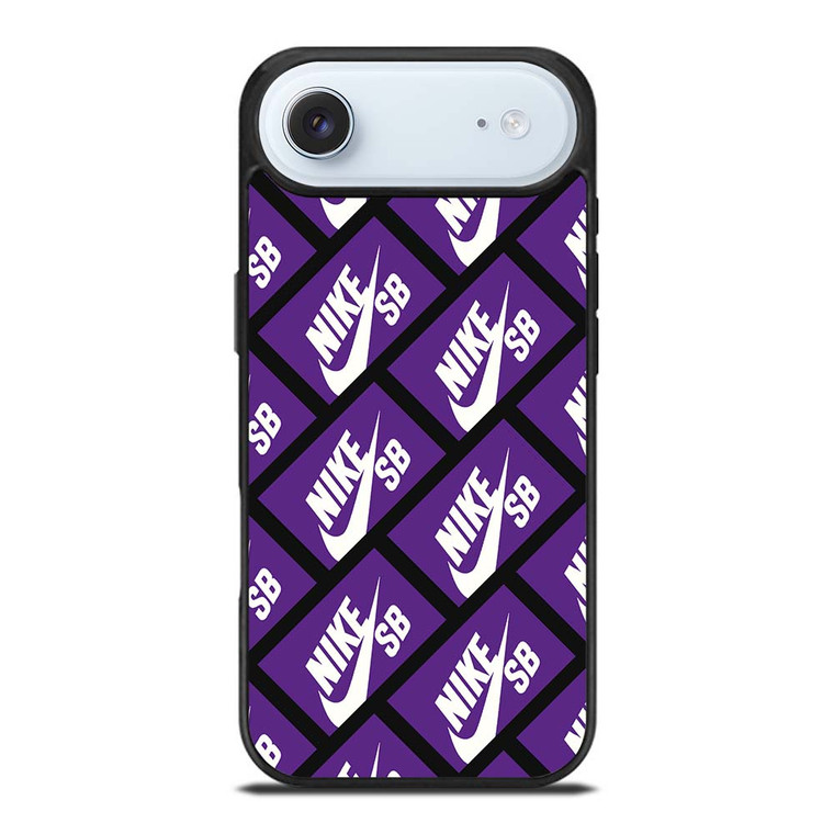 NIKE SB SKATEBOARD BOX PATTERN PURPLE iPhone Air Case Cover