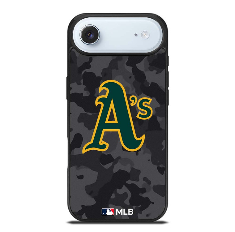 OAKLAND ATHLETICS BASEBALL BLACK CAMO iPhone Air Case Cover