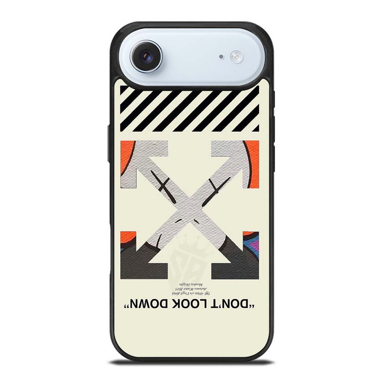OFF WHITE KAWS LOGO DONT LOOK DOWN iPhone Air Case Cover