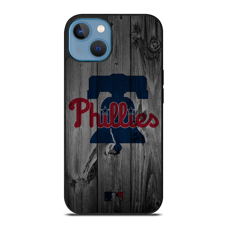PHILADELPHIA PHILLIES BASEBALL MLB WOOD LOGO iPhone 13 Case Cover