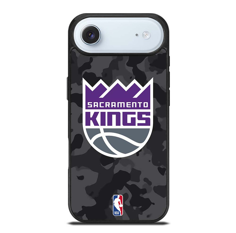 SACRAMENTO KINGS BLACK CAMO iPhone Air Case Cover