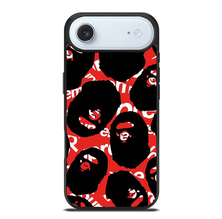 SUPREME X BAPE A BATHING APE iPhone Air Case Cover