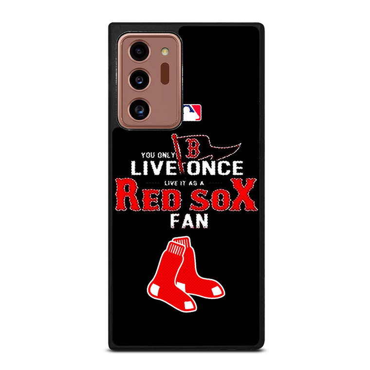 BOSTON RED SOX MLB BASEBALL FANS Samsung Galaxy Note 20 Ultra Case Cover