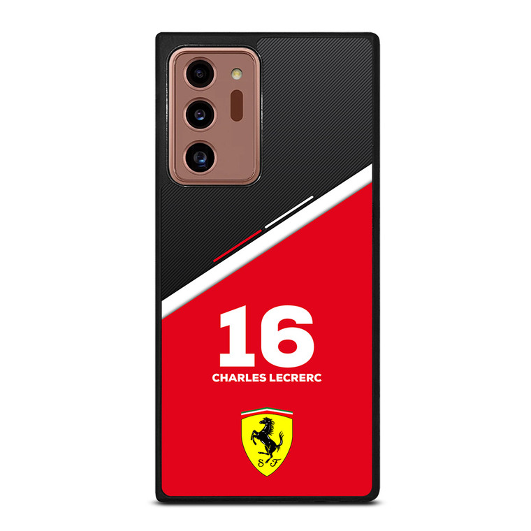 CHARLES LECLERC FERRARI FORMULA ONE F1 RACING 2 Samsung Galaxy Note 20 Ultra Case Cover