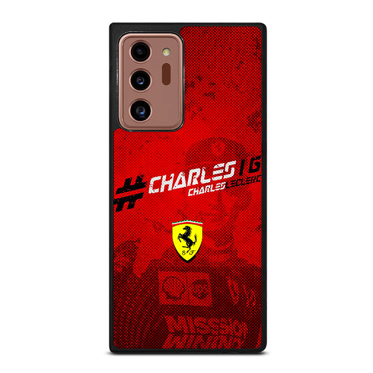 CHARLES LECLERC FERRARI FORMULA ONE F1 RACING 5 Samsung Galaxy Note 20 Ultra Case Cover