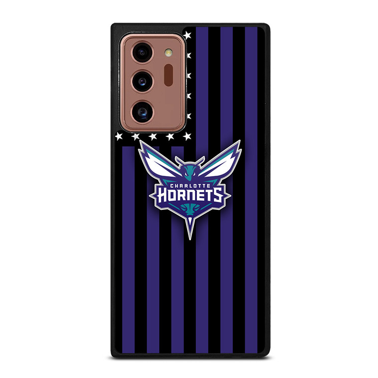 CHARLOTTE HORNETS NBA USA FLAG Samsung Galaxy Note 20 Ultra Case Cover