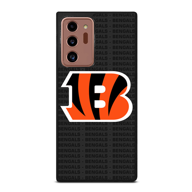 CINCINNATI BENGALS FOOTBALL TEXT Samsung Galaxy Note 20 Ultra Case Cover