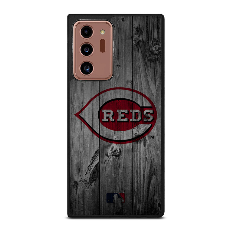 CINCINNATI REDS BASEBALL MLB WOOD LOGO Samsung Galaxy Note 20 Ultra Case Cover