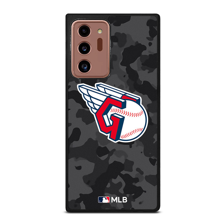CLEVELAND GUARDIANS BASEBALL BLACK CAMO Samsung Galaxy Note 20 Ultra Case Cover