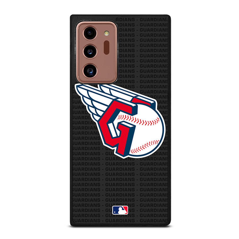 CLEVELAND GUARDIANS BASEBALL BLACK Samsung Galaxy Note 20 Ultra Case Cover