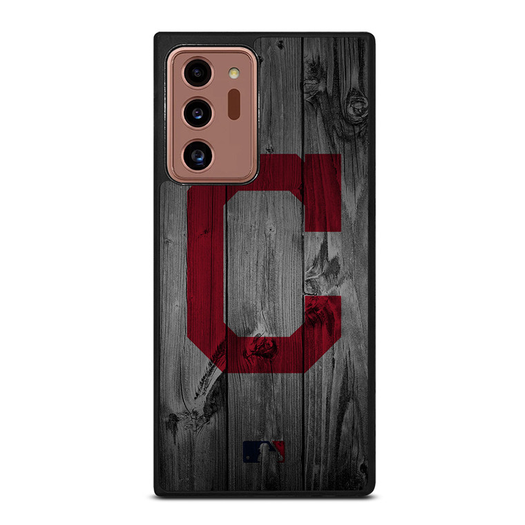 CLEVELAND GUARDIANS BASEBALL MLB WOOD LOGO Samsung Galaxy Note 20 Ultra Case Cover