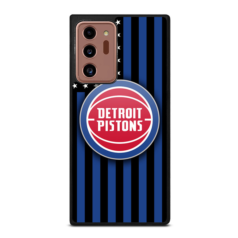 DETROIT PISTONS NBA USA FLAG Samsung Galaxy Note 20 Ultra Case Cover