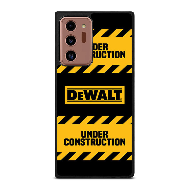 DEWALT UNDER CONSTRUCTION Samsung Galaxy Note 20 Ultra Case Cover