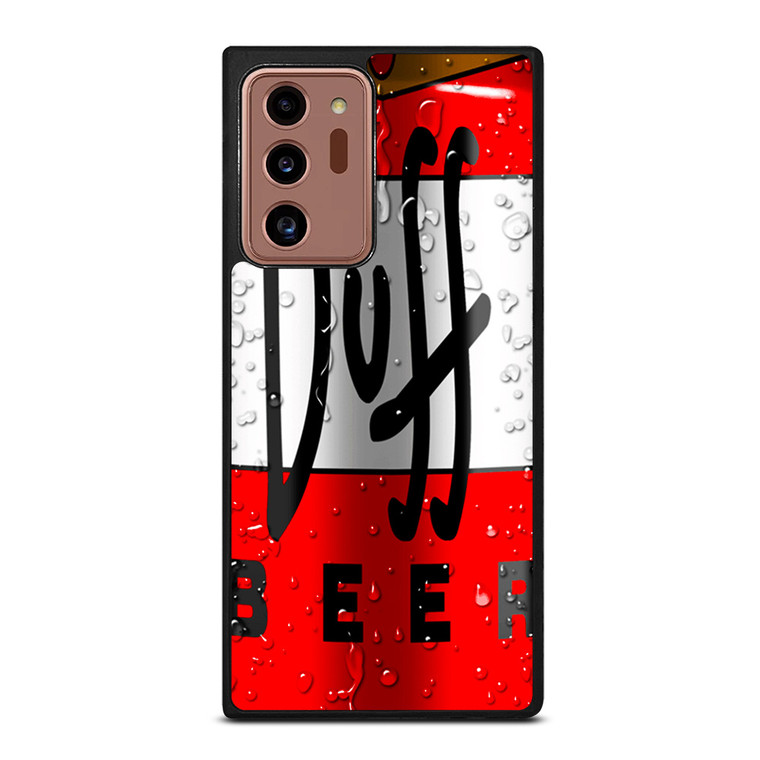DUFF BEER THE SIMPSONS CARTOON 3 Samsung Galaxy Note 20 Ultra Case Cover