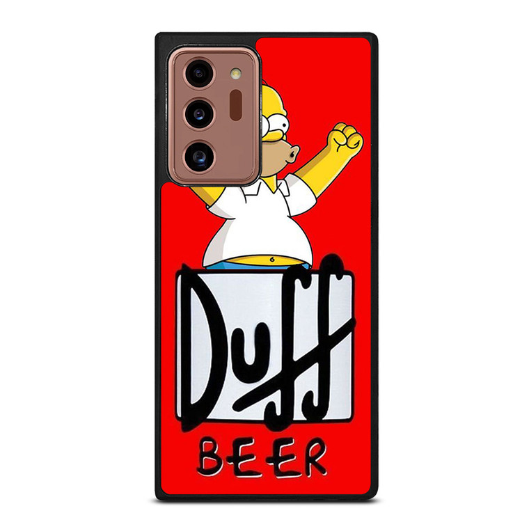 DUFF BEER THE SIMPSONS CARTOON 4 Samsung Galaxy Note 20 Ultra Case Cover