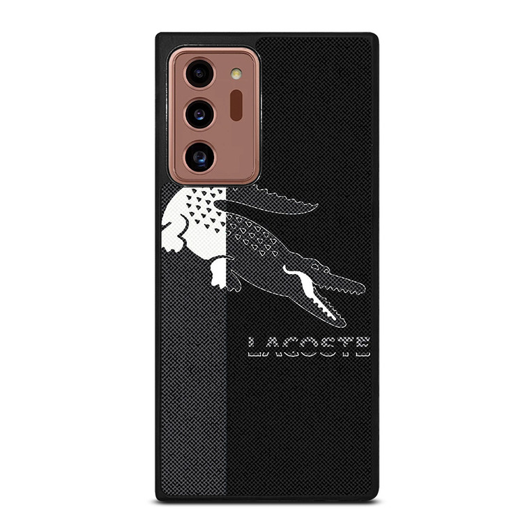 LACOSTE BLACK AND WHITE Samsung Galaxy Note 20 Ultra Case Cover