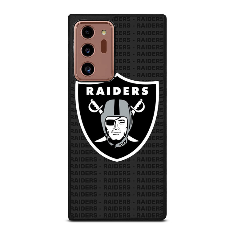 LAS VEGAS RAIDERS FOOTBALL TEXT Samsung Galaxy Note 20 Ultra Case Cover