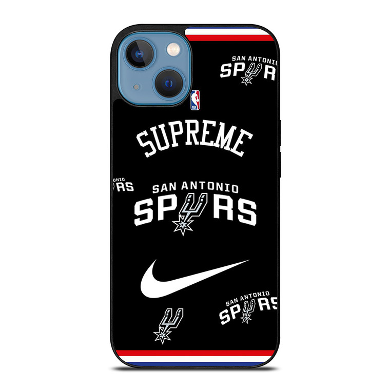SAN ANTONIO SPURS NBA X SUPREME NIKE iPhone 13 Case Cover