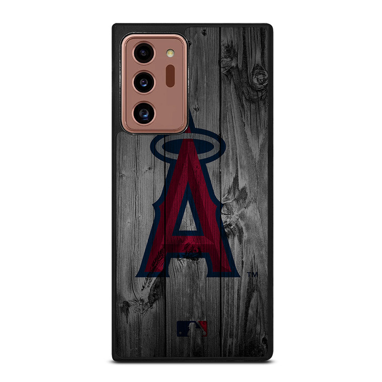 LOS ANGELES ANGELS BASEBALL MLB WOOD LOGO Samsung Galaxy Note 20 Ultra Case Cover
