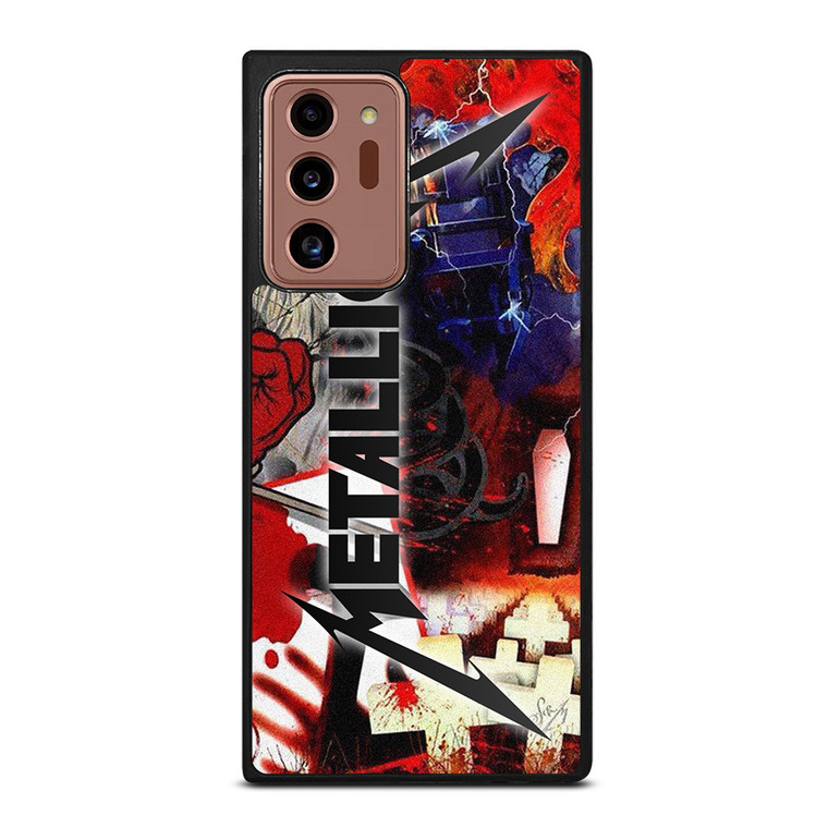 METALLICA ROCK BAND ALL ALBUM Samsung Galaxy Note 20 Ultra Case Cover
