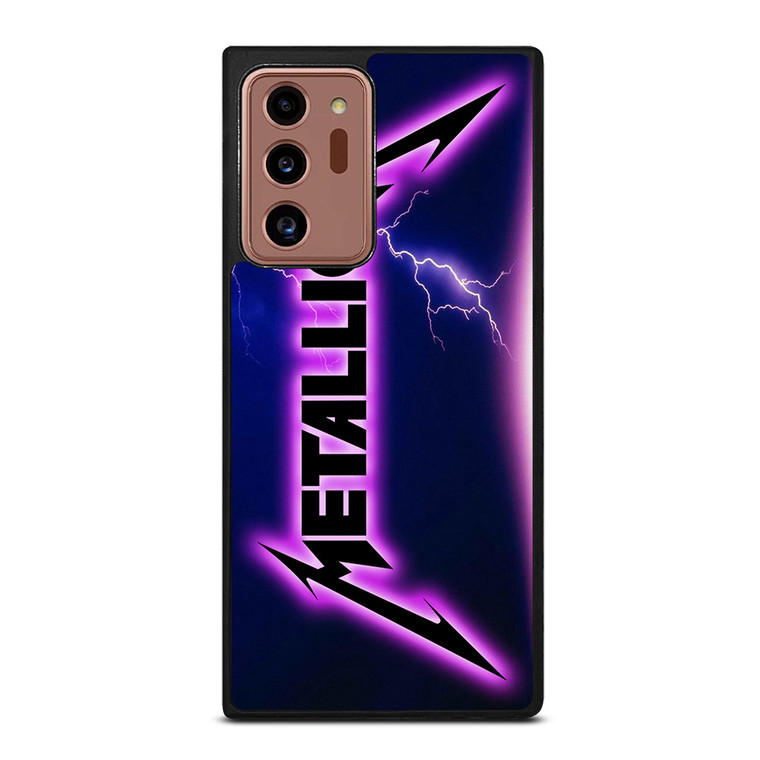 METALLICA ROCK BAND VIOLET LIGHTNING Samsung Galaxy Note 20 Ultra Case Cover