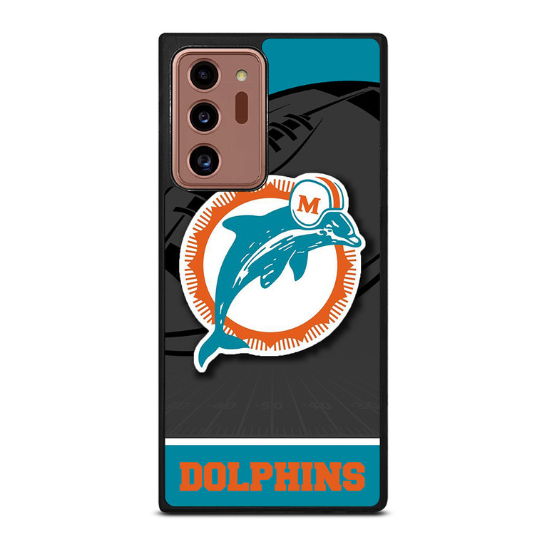 MIAMI DOLPHINS NFL TEAM Samsung Galaxy Note 20 Ultra Case Cover MIAMI DOLPHINS NFL TEAM Samsung Galaxy Note 20 Ultra Case Cover