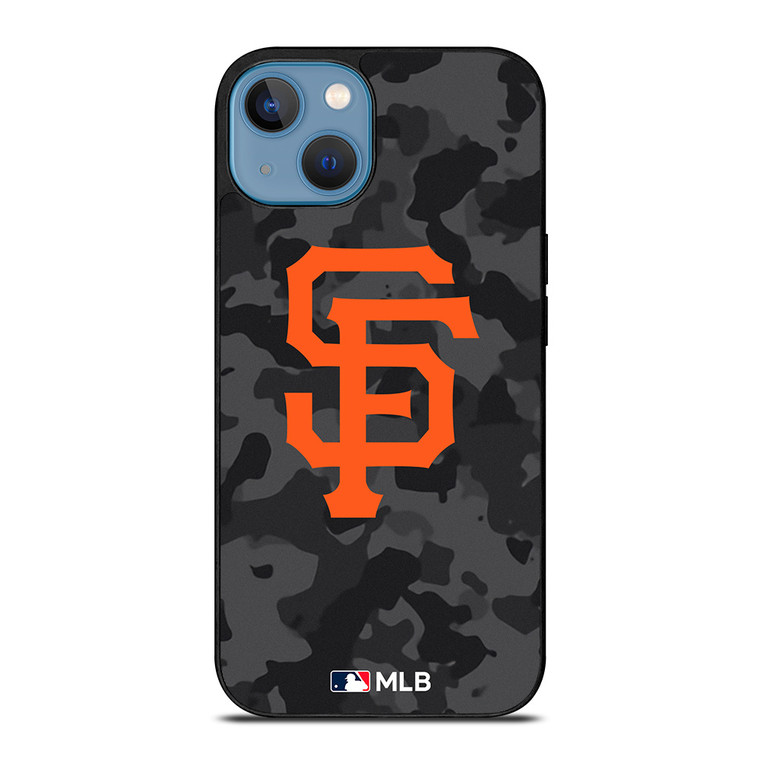 SAN FRANCISCO GIANTS BASEBALL BLACK CAMO iPhone 13 Case Cover