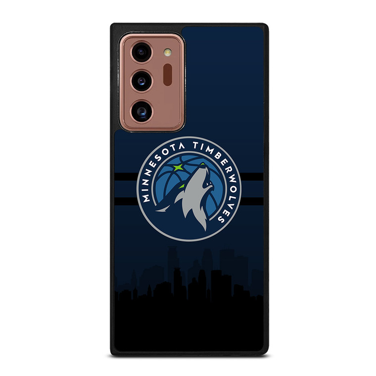 MINNESOTA TIMBERWOLVES NBA SKYLINE Samsung Galaxy Note 20 Ultra Case Cover