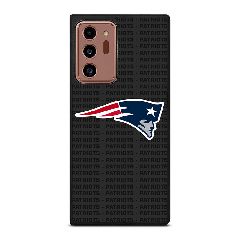 NEW ENGLAND PATRIOTS FOOTBALL TEXT Samsung Galaxy Note 20 Ultra Case Cover