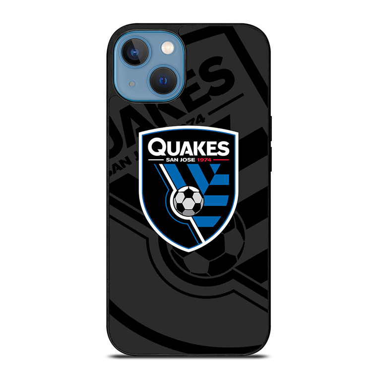 SAN JOSE EARTHQUAKES MLS BLACK iPhone 13 Case Cover