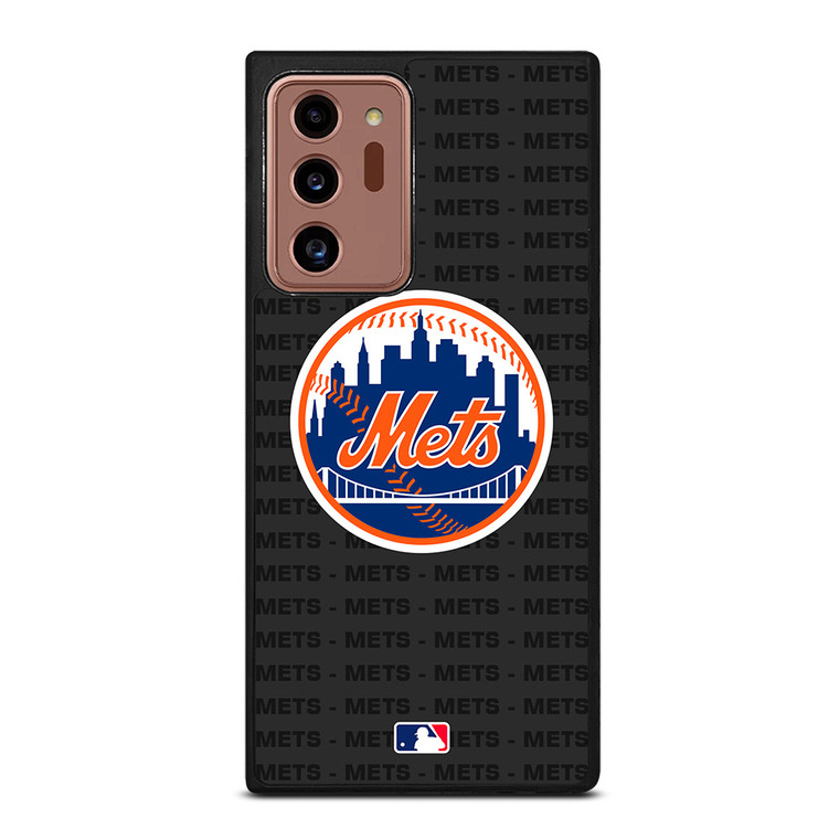 NEW YORK METS BASEBALL BLACK Samsung Galaxy Note 20 Ultra Case Cover