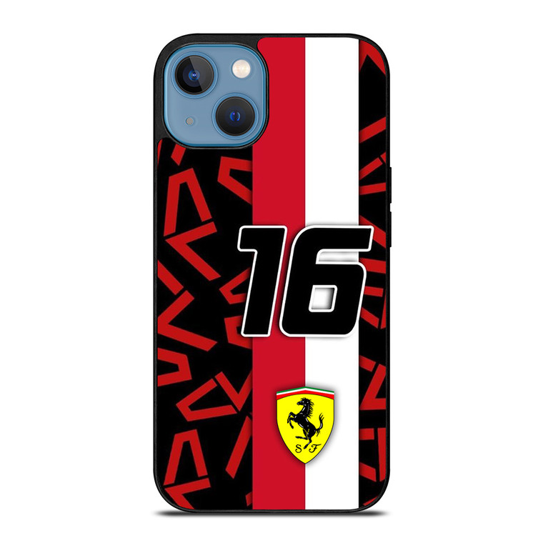 SCUDERIA FERRARI CHARLES LECLERC F1 FORMULA ONE iPhone 13 Case Cover