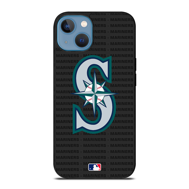 SEATTLE MARINERS BASEBALL BLACK iPhone 13 Case Cover