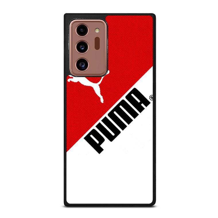 PUMA RED LOGO Samsung Galaxy Note 20 Ultra Case Cover PUMA RED LOGO Samsung Galaxy Note 20 Ultra Case Cover