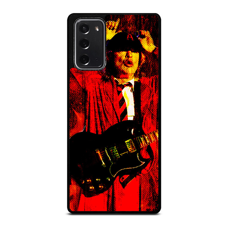 ACDC ANGUS YOUNG ROCK BAND Samsung Galaxy Note 20 Case Cover