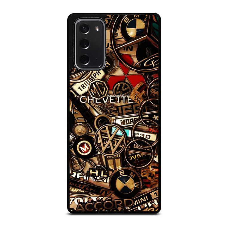 ALL CARS METAL LOGO Samsung Galaxy Note 20 Case Cover