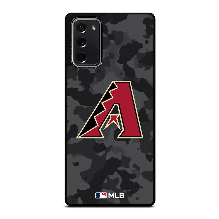 ARIZONA DIAMONDBACKS BASEBALL BLACK CAMO Samsung Galaxy Note 20 Case Cover