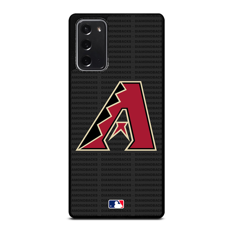 ARIZONA DIAMONDBACKS BASEBALL BLACK Samsung Galaxy Note 20 Case Cover
